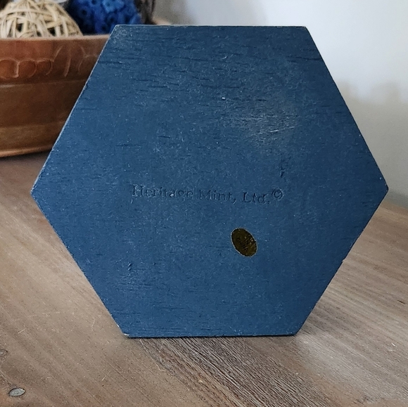 ⚓ Heritage Mint Wooden Nautical Lighthouse Décor – White & Blue, 15” Tall - Picture 11 of 16